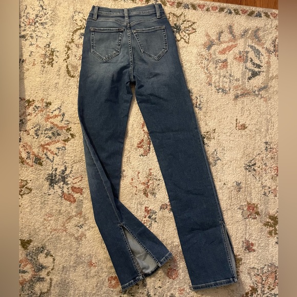 Fashion Nova Split Hem Jeans - Picture 1 of 4